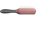 Produktbild: Denman D3 Gummikissen-Bürste mit Nylonborsten weiß 7-reihig schwarz
