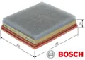 Produktbild: BOSCH F026400511 Luftfilter Luftfiltereinsatz