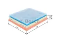 Produktbild: BOSCH F 026 400 511 Luftfilter  für CITROËN PEUGEOT DS Filtereinsatz
