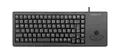 Produktbild: Cherry Tastaur XS Trackball Keyboard G84-5400, QWERTZ, mit 2 Maustasten, USB-Anschluss, schwarz 175820