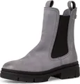 Produktbild: Tamaris Damen Stiefelette Chelsea Boot Leder profilierte Laufsohle 1-25901-41, Größe:38 EU, Farbe:Grau
