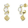 Produktbild: Guess Damen-Ohrringe Creolen Multi Crystals Goldfarben JUBE05571JWYGT/U