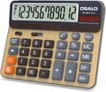 Produktbild: OSALO Tischrechner 12-stellig große Tasten Großes Display Rechner OS-6815GN
