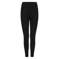 Produktbild: Dare2b Damen Exchange Baselayer Leggings mit fortschrittlicher Q-WIC+-Technologie, perfekt für Wintersport und Outdoor, Schwarz/Grau