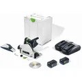 Produktbild: Akku-Tauchsäge tsc 55 5,0 KEBI-Plus/XL, incl. 2x Akku 5 Ah, Schnellladegerät, Zubehör, Systainer - Festool