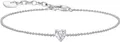 Produktbild: THOMAS SABO Armband mit großem Herz-Anhänger, mit Zirkonia (synth)