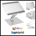 Produktbild: Verstellbarer ergonomischer Laptopständer mit Wärmeabzug, stufenlose Höhen- u...