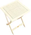 Produktbild: Klapptisch Catar 60x60 cm weiß gewischt