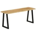 Produktbild: vidaXL Bank Baumkante 105 cm Massivholz Mango
