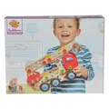 Produktbild: Eichhorn Constructor Feuerwehrauto Set 155-tlg. Bausatz Kinder Spielzeug Holz