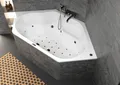 Produktbild: RIHO Winnipeg Eck-Badewanne, mit Bliss-System, Einbau, 2-Sitzer, 145x145x47,5cm,