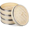 Produktbild: Relaxdays Dampfgarer (24 cm, Pflanzliche Werkstoffe) (4052025314644)