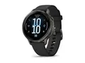 Produktbild: Garmin Venu 4 - 41 mm - Schiefer - intelligente Uhr mit Band - Silikon - schwarz - Handgelenkgröße: 110-175 mm - Anzeige 3.04 cm (1.2