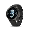 Produktbild: Garmin Venu 4, Schwarz/Schiefergrau, 41 mm Smartwatch mit Schnellwechsel-Armband, 18mm