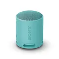 Produktbild: Sony SRS-XB100 - Kabelloser Bluetooth-Lautsprecher, tragbar, leicht, kompakt, Outdoor, Reise-Lautsprecher, langlebig, IP67 Wasser- und staubdicht, 16 Std Akku, Trageriemen, Freisprechfunktion, blau