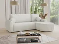 Produktbild: Sofnet Ecksofa Jazz, mit Schlaffunktion und Bettkasten, L-Form Couch, Bouclé-Material, Schlafsofa mit Wellenfeder