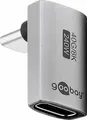 Produktbild: Goobay 74442 Adapter USB-C™ pionowy 90° dugi, USB4™ | Goobay