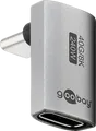 Produktbild: GOOBAY 74442 - USB 4.0 Adapter, C Stecker auf Buchse, L-Form kurz