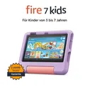Produktbild: Amazon Fire 7 Kids Kinder Tablet (2022) WiFi 16 GB violette Hülle • ohne Werbung B099H6NHVH