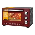 Produktbild: WOLTU Mini Backofen mit Umluft 28 L, Pizzaofen 1600 W, 100-230 °C, Timer 0-60 Min., 3 Heizmodi, inkl. Backblech Grillrost Krümelblech Rostheber, Mini Ofen für Backen Braten Auftauen Erhitzen