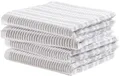 Produktbild: DDDDD Spültuch Stripe, 30x30 cm, aus 100% Baumwolle, (Set, 4-tlg), mit luxuriöser Rippenstruktur und optimale Feuchtigkeitsaufnahme
