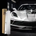 Produktbild: 3M 2080 Car Wrapping Folie 30x152cm Selbstklebende Autofolie für Auto Motorrad Boot 3D Lackschutzfolie mit Luftkanälen zum Folieren (G120 Gloss White Aluminum)