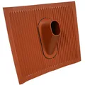 Produktbild: Dachabdeckung ALU Dachziegel Universal Rot Dachpfanne SAT Mast 38-60mm Montage
