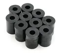 Produktbild: Design61 10x Distanzstücke Distanzhülsen Unterlegscheiben L 30 mm x Ø 15/6 mm M6 Rund HD-Polyethylen