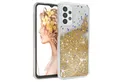 Produktbild: EAZY CASE Handyhülle Liquid Glittery Case für Samsung Galaxy A23 5G 6,6 Zoll, Durchsichtig Back Case Handy Softcase Silikonhülle Glitzer Cover Gold