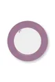 Produktbild: Pip Studio Lily&Lotus Frühstücksteller Weiss/lila 21cm