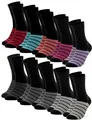 Produktbild: Occulto Damen Farbige Socken 10er Pack (Modell: Laura) Mix 35-38