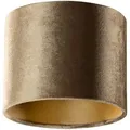 Produktbild: Samtlampenschirm Bronze Mit Goldener Innenseite 18/18/14