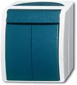 Produktbild: Busch-Jaeger 2601/5 W-53 Wippschalter Serien , Grau/Blaugrün, Ocean IP44 (2CKA001085A1606)
