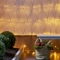 Produktbild: LED Lichternetz Golden Serie 200 bernstein gold warmweiße LED 3mx3m für Außen