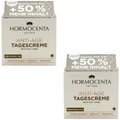 Produktbild: Hormocenta ANTI AGE TAGESCREME 2 x 75ml XL mit Vitaminen - Algisium - Sheabutter