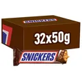 Produktbild: Snickers Schokoriegel Karamell geröstete Erdnüsse Großpackung Süßigkeit 32x50g