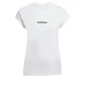 Produktbild: adidas Damen Essentials Linear Cotton Shirt, White/Black, M