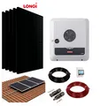 Produktbild: Solaranlage 5 KW Komplettpaket FRONIUS SYMO GEN24 3Phase PV-Anlage Full Black