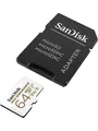Produktbild: SANDISK MAX Endurance microSD/SD - 100MB/s - 64GB SDSQQVR-064G-GN6IA