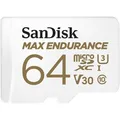Produktbild: SanDisk Micro-SD-Karte Max Endurance, 64GB, bis 100 MB/s, UHS-I U3, SDXC