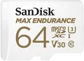 Produktbild: SanDisk Max Endurance microSDXC 64 GB Speicherkarte Kit