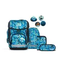 Produktbild: ergobag Schulranzen Cubo (5tlg., inkl. Sportbeutel, Federmäppchen, Schlampermäppchen und Kletties)