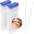 Produktbild: COM-FOUR® 120x Zahnzwischenraumbürste, Interdentalbürsten im Spender, Zahnpflege auf Reisen und unterwegs, Zahnreinigungsbürste mit Zahnstocher