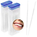 Produktbild: COM-FOUR® 120x Zahnzwischenraumbürste, Interdentalbürsten im Spender, Zahnpflege auf Reisen und unterwegs, Zahnreinigungsbürste mit Zahnstocher (120 Stück - im Spender)
