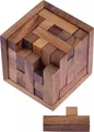 Produktbild: Packwürfel 125 – 3D-Holzpuzzle mit 25 Bausteinen im Holzrahmen - Cube S