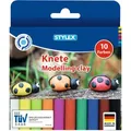 Produktbild: Stylex Knete 25011, 10 Stangen, ab 3 Jahren, farbig sortiert, 160g