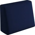 Produktbild: sunnypillow Palettenkissen mit abnehmbarem Bezug Kaltschaum Palettenauflage Palettenpolster Palettensofa Sitzkissen Rückenlehne Indoor Outdoor Seitenkissen 60x40x20/10cm Blau