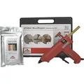 Produktbild: STUBAI WoodRepair Holzreparatur Set BASIC mit Astfüller-Pistole 80W & 8 Stäben Mix 1 – für Knoten, Risse und Holzschäden – Reparatur für Fenster, Parkett, Möbel – Profi & Heimwerker Set im Koffer