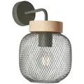 Produktbild: Brilliant Lampe Giada Wandleuchte oliv grün/holz Metall grün 1x A60, E27, 40 W