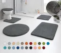Produktbild: Kleine Wolke Badematte RELAX, Höhe 30 mm, rutschhemmend beschichtet, fußbodenheizungsgeeignet, Polyacryl, rechteckig, Badteppich, Uni Farben, rechteckig, rund & als Set erhältlich